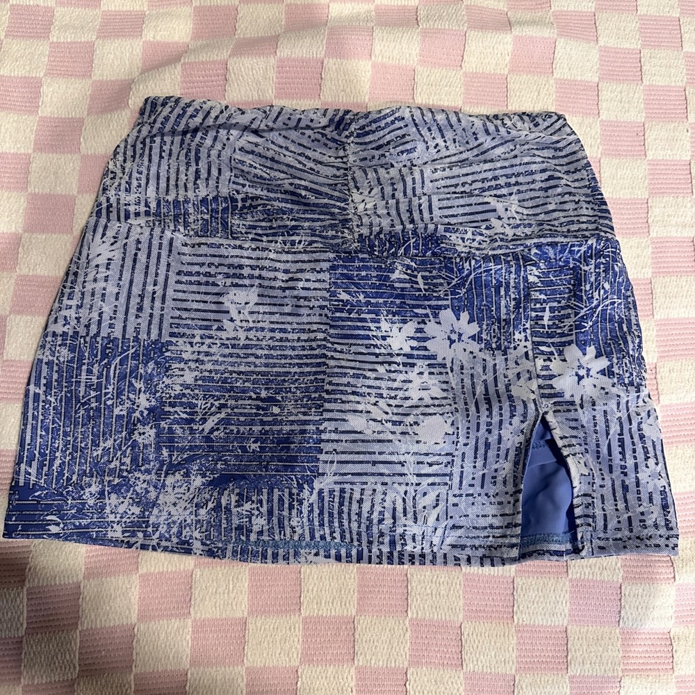 Tigermist Blue Tapestry Mini Skort